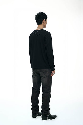 Double Back - Studded Long Sleeves