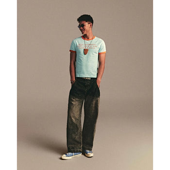 ABBBrand - Summer State Of Mind Bodyfit Tee - Mint Green