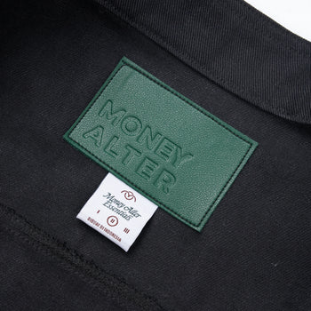 Money Alter - Bikers Denim Jacket - Black