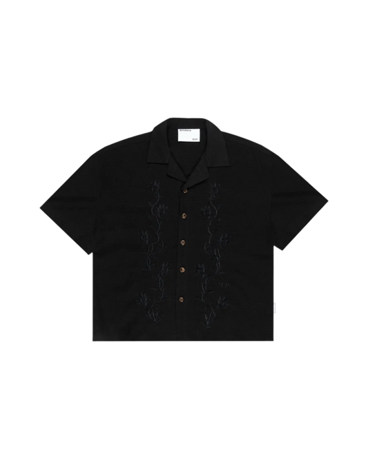 HdPc Vines Bowling Shirt - Black