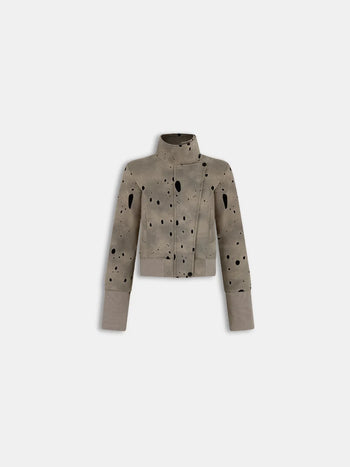 Melancholy - Virelle High Neck Jacket - Beige