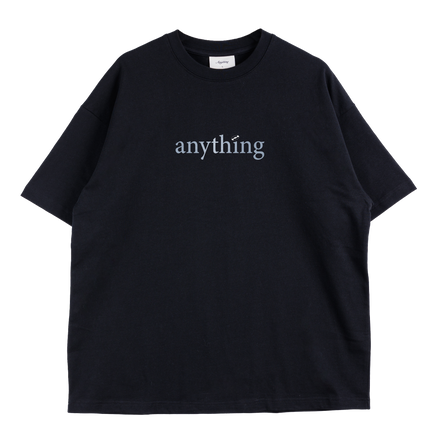 Translucent Vinyl Logo Tee Black - Anything JB