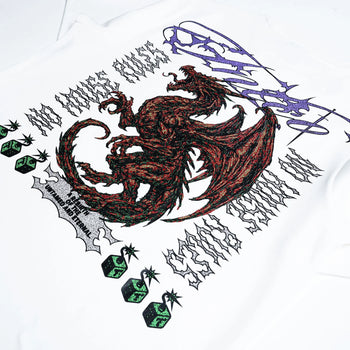 TNT - Dragon Logo Tee - White