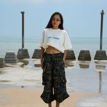 TNT x Dmeow - Thugs Logo Tee - Beige
