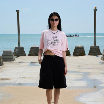 TNT x Dmeow - Infamous Logo Tee - Pink