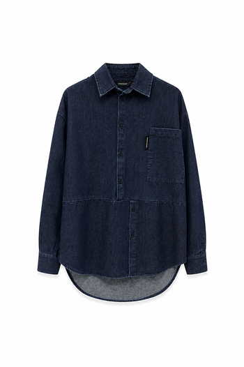Double Back - Denim Twisted Shirt