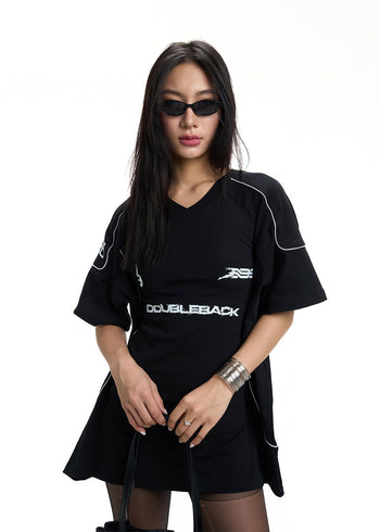 Double Back - DBB FC Jersey Dress - Black