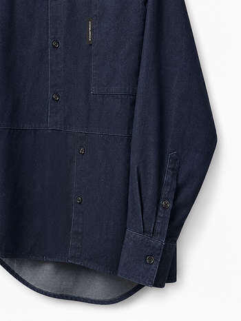 Double Back - Denim Twisted Shirt