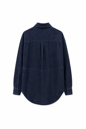 Double Back - Denim Twisted Shirt