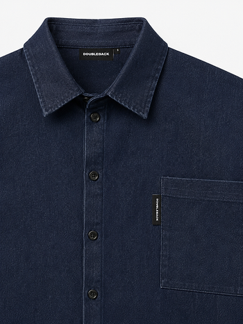 Double Back - Denim Twisted Shirt