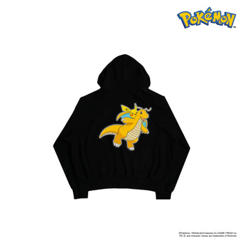 TNT - Dragonite Zipped Hoodie - Black