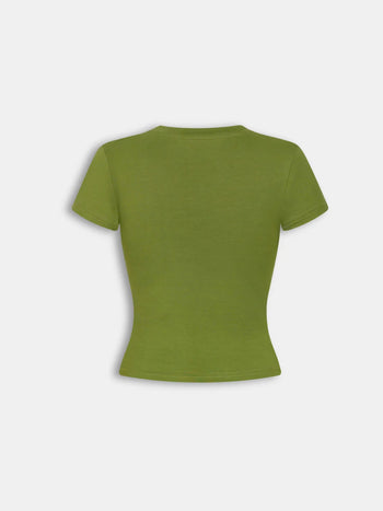 Melancholy - Crown Me Baby Tee - Green