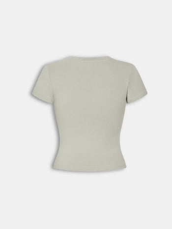 Melancholy - Crown Me Baby Tee - Grey