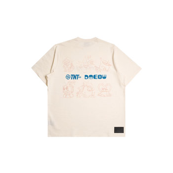 TNT x Dmeow - Thugs Logo Tee - Beige