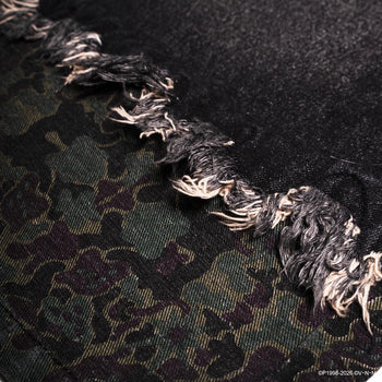 TNT X HUNTER - HXH Camo Ripped Jort - Black