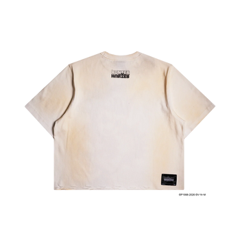 TNT X HUNTER - Jajaken Ripped Crop Tee - Beige