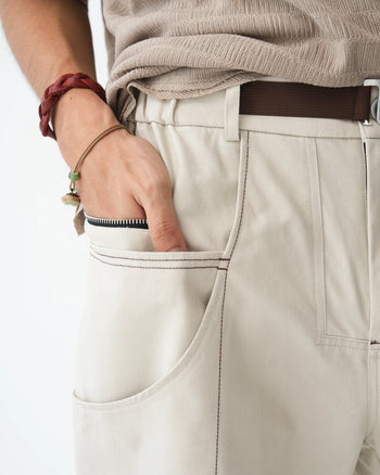 Wawawe - Ease Pants - White