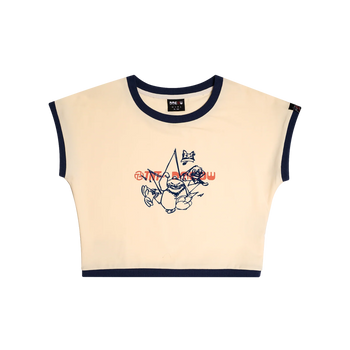 TNT x Dmeow - Infamous Boxy Tee - Beige
