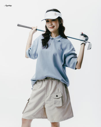 Anything JB Basic Polo Shirt - Sky Blue