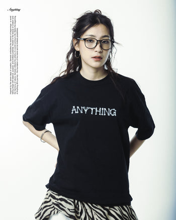 Anything JB Bone Logo Tee - Black