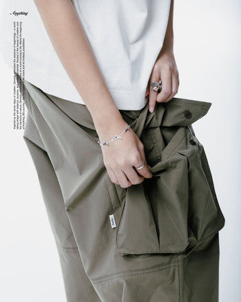 Anything JB Wide Cargo Pants - Green