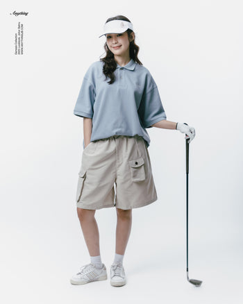 Anything JB Basic Polo Shirt - Sky Blue