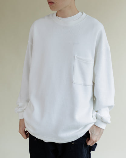 A.O.P Waffle L/S Tee