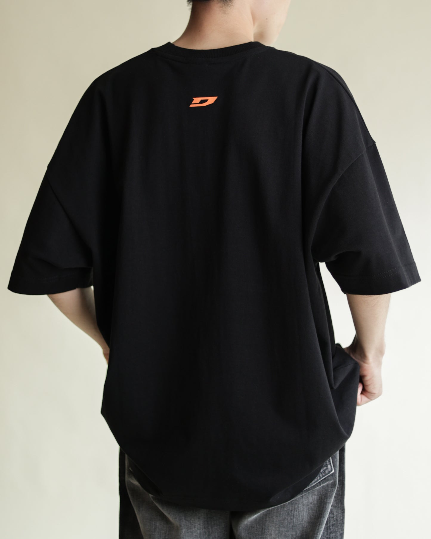 Double Back Black Sport Collection Oversize Tee