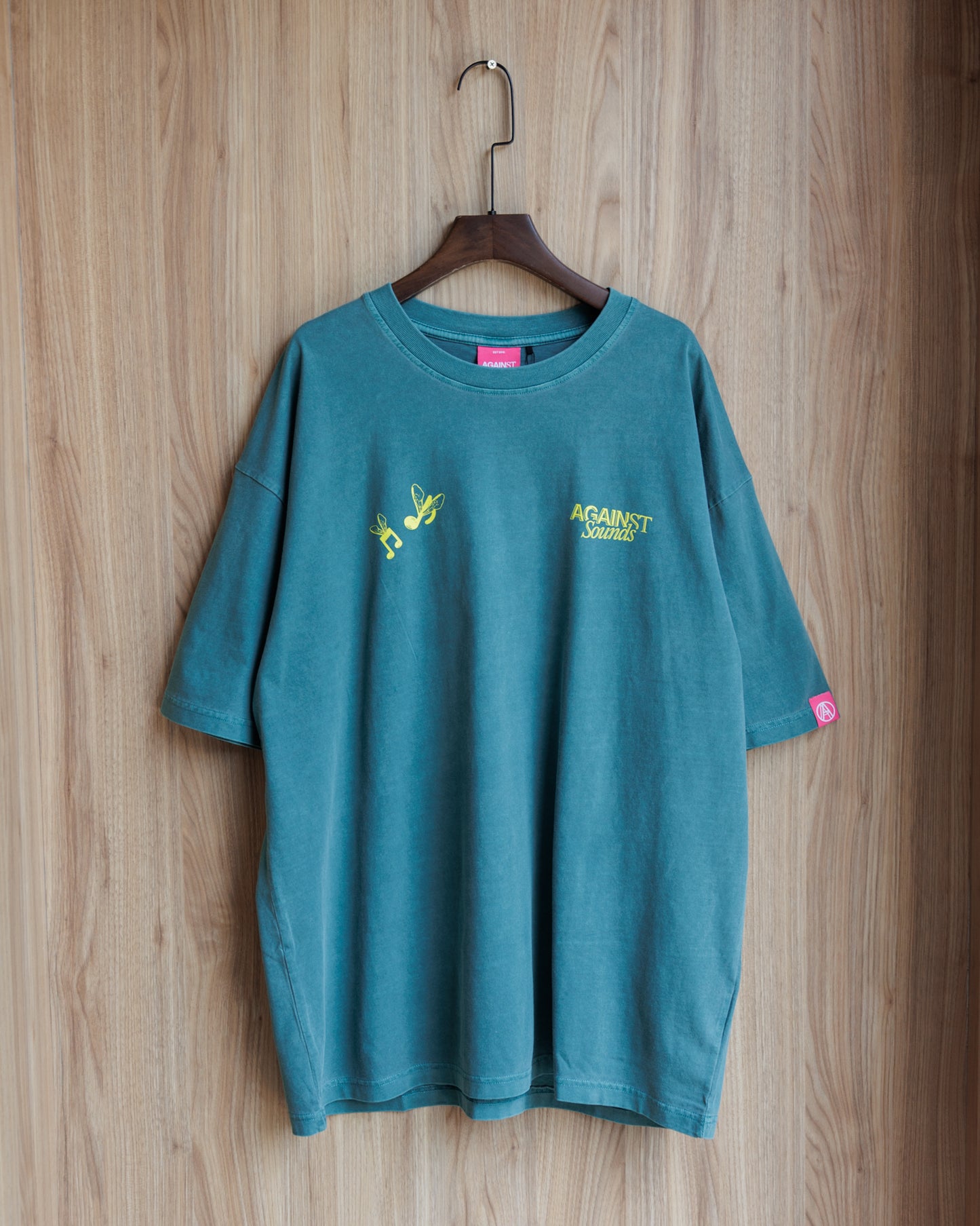 Against Lab - Sound System Tee Washed Green