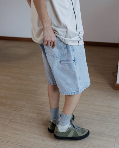 A.O.P Normal Washed Jorts