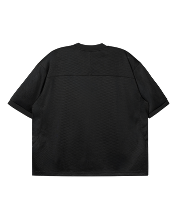 Against Lab - Mesh Jersey Top - Black