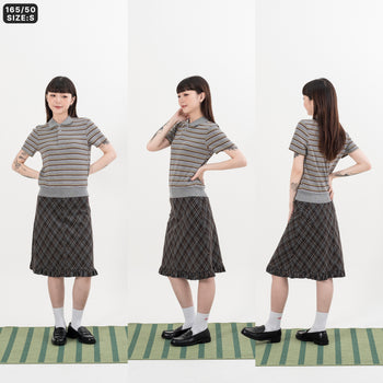 AGILITY MIAO - Cropped Polo Shirts - Dark Grey