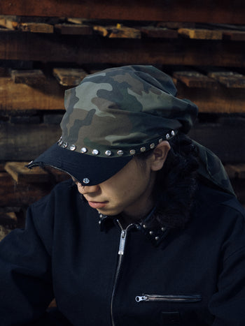 PISTOL - Camo Self-Tie Headwear
