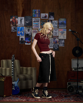 PUSHPUSH - Nifty Sweat Shorts - Black