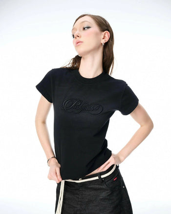 PUSHPUSH - Embroidered Baby Tee