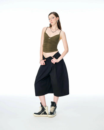 PUSHPUSH - Ripple Top - Olive