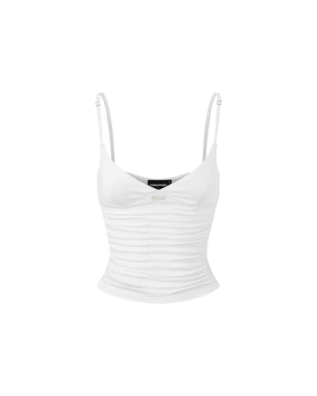 PUSHPUSH - Ripple Top - White