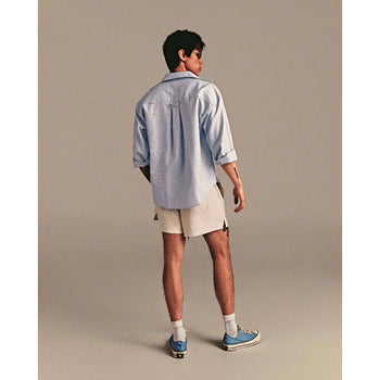 ABBBrand - ABAB Long Sleeve Boxy Shirt - Yellow
