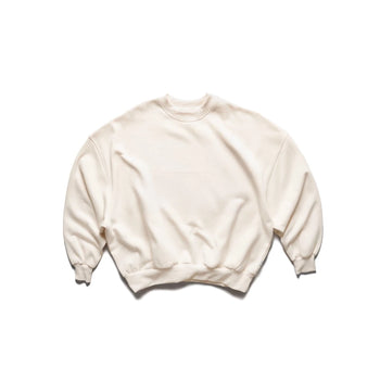 KMC - BLURRED Typography Sweater - Cream