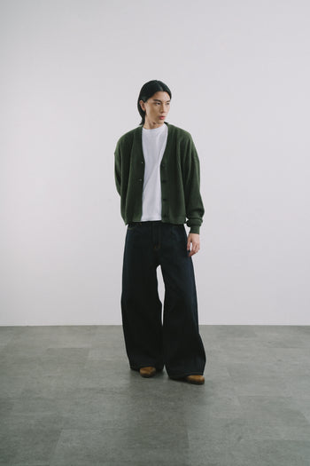 Money Alter - Forma Wide Raw Denim - Dusky Indigo