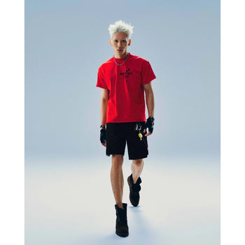 ABBBrand - The Broth Base Pocket Wash Boxy Tee - Red
