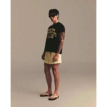 ABBBrand - Island Latitude Boxy Tee - Black