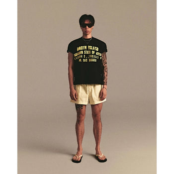 ABBBrand - Island Latitude Boxy Tee - Black