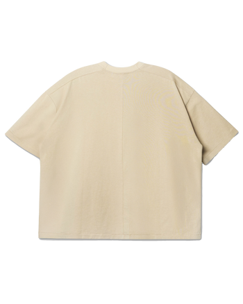 Against Lab - Washed Cropped Tee - Beige