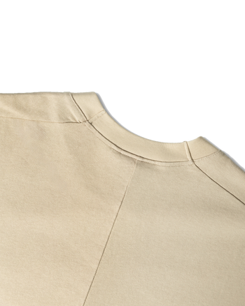 Against Lab - Washed Cropped Tee - Beige
