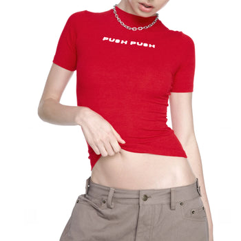 PUSHPUSH - Celestial Tee - Red