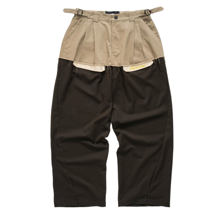 K.M.C - Uncertain Baggy Trouser - Beige