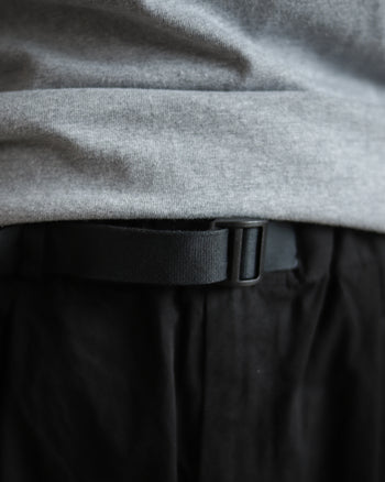 KAPPY Two Tuck Wide Pants - Black