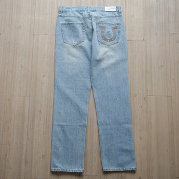 FMG Washed and Distressed Denim Jeans