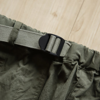 KAPPY Cotton Fatigue Skirt - Olive